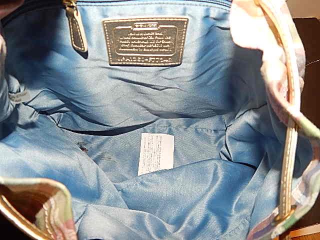 Coach‎ F77342 Daisy Madras Packable Backpack Plaid DayBag Handbag Sack Coach F77342 Daisy Madras Packable Backpack | Mercari main image 3