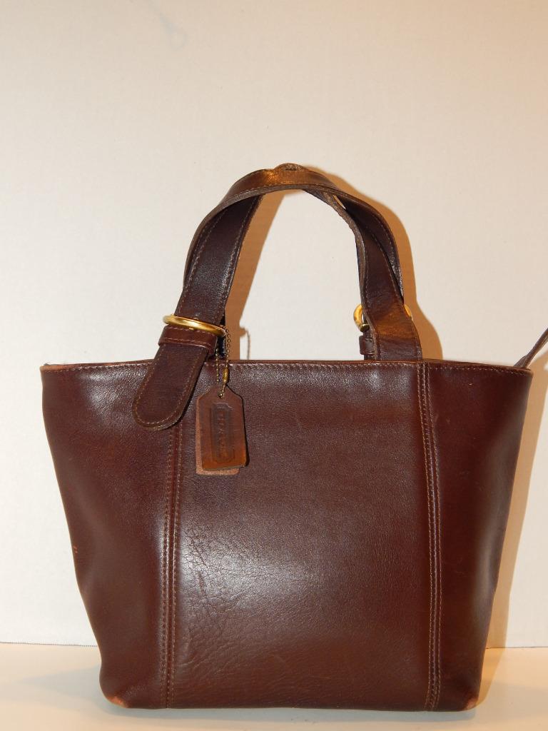 Vintage COACH 4133 Brown Leather Waverly Tote Bag Satchel Bag Handbag ...