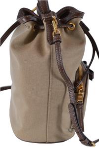 prada jacquard bucket bag