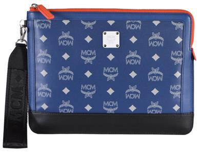 New MCM Black Orange Blue GALAXY