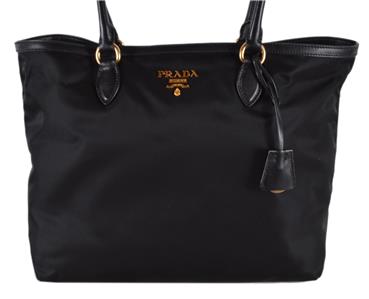 prada nylon shopper tote