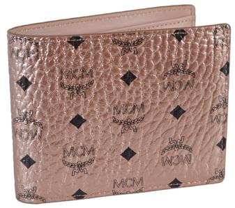 mcm bag rose gold
