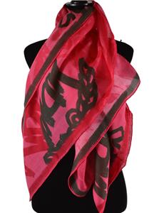 pink mcm scarf