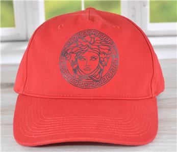 VERSACE キャップ 赤　59サイズ 1138555324_tp.jpg