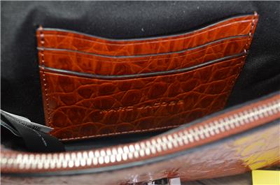 NEW Marc Jacobs J MARC $350 Leather Croc Print Mini 3 Way