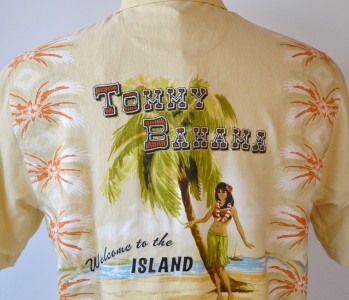 NEW TOMMY BAHAMA RAFFIA WELCOME TO THE ISLAND PANEL EMBROIDERED BUTTON ...