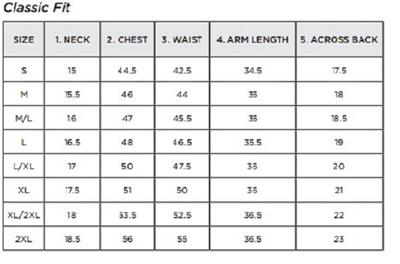 robert graham size chart
