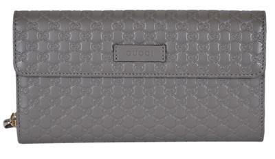 gucci wallet grey