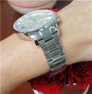 37mm Tiffany & Co Atlas Chronograph Stainless Steel Diamond Roman