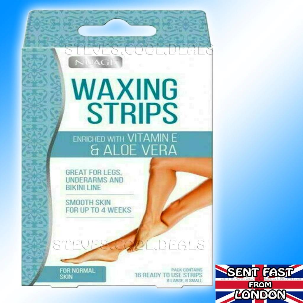 WAXING STRIPS Vitamin E Aloe Vera Face Bikini + LEGS Underarm set Hair