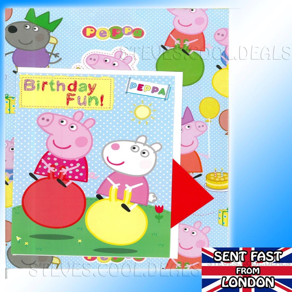 Gift Wrap Wrapping Paper & Card Peppa Pig Thomas & Friends Princess Spiderman 