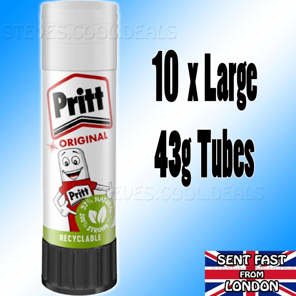 Pritt 43g Glue Stick, Pritt Glue Stick Dispenser x 24