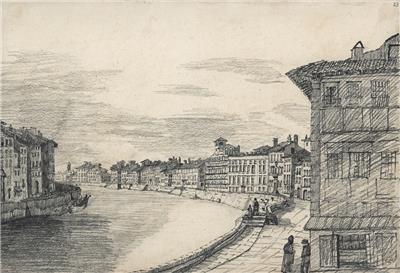 European River Scene Landscape Pencil Drawing C1830 19th Century Grand Tour Ebay How to draw easy pencil sketch scenery ,landscape pahar and river side scenery drawing how to draw old sailboat yard landscape with pencil for beginners | step by step. ebay