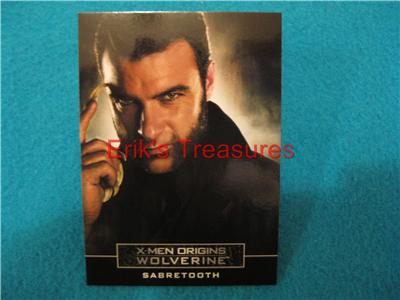 X Men Origins Wolverine Schreiber Casting Call Card Ebay