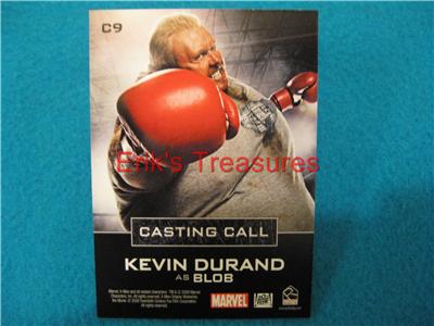 X Men Origins Wolverine Kevin Durand Casting Call Card Ebay
