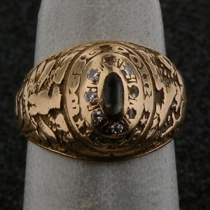 USMA West Point Miniature Class Ring Gold Vintage 1946 | eBay