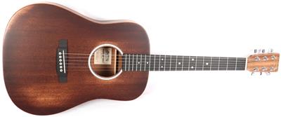 Martin DJr-10E StreetMaster Natural Sapele Acoustic Electric Guitar