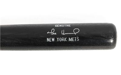 Louisville Slugger Pro NY Mets Paul Hammond Pizza Hut Black Baseball Bat