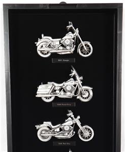 Harley Davidson 2008 Holiday Collection Motorcycles Of The Nineties Framed