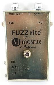 Vintage Mosrite Fuzz-Rite Fuzz Electric Guitar Effect Pedal