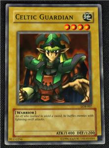 Yu-gi-oh English Celtic Guardian LOB-007 Holo Card Yugioh