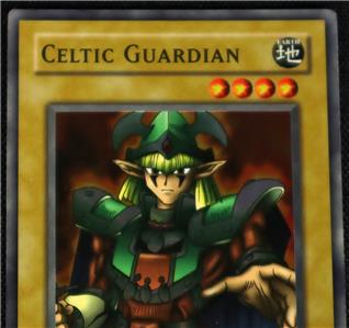 Yu-gi-oh English Celtic Guardian LOB-007 Holo Card Yugioh