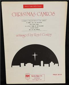 Christmas Cameos Solo Tuba by Lloyd Conley Holiday Sheet Music