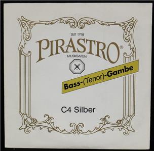 Pirastro Bass Tenor Gambe C4 Gut Aluminum Viola String
