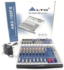 Alto AMX-180FX 18-Channel Active Live Studio Mixer Mixing Board Pro Audio