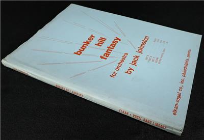 Bunker Hill Fantasy Set B Sheet Music Score Book by Jack Johnston