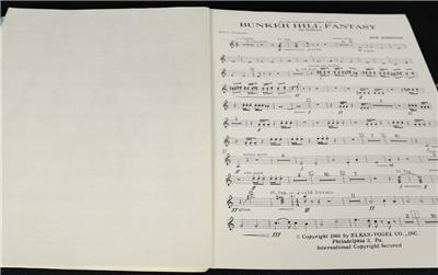 Bunker Hill Fantasy Set B Sheet Music Score Book by Jack Johnston