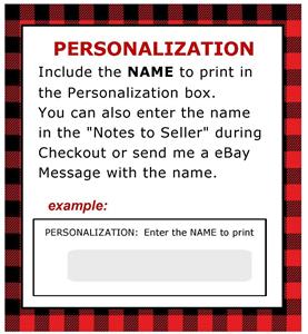 PERSONALIZATION INFO