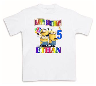 minions birthday shirt