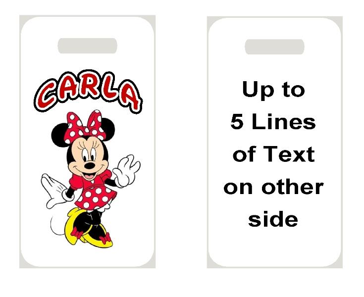 MINNIE MOUSE BAG TAG