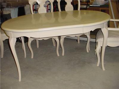 Lexington Siete Piezas Color Crema Mesa De Comedor Y Sillas Ebay