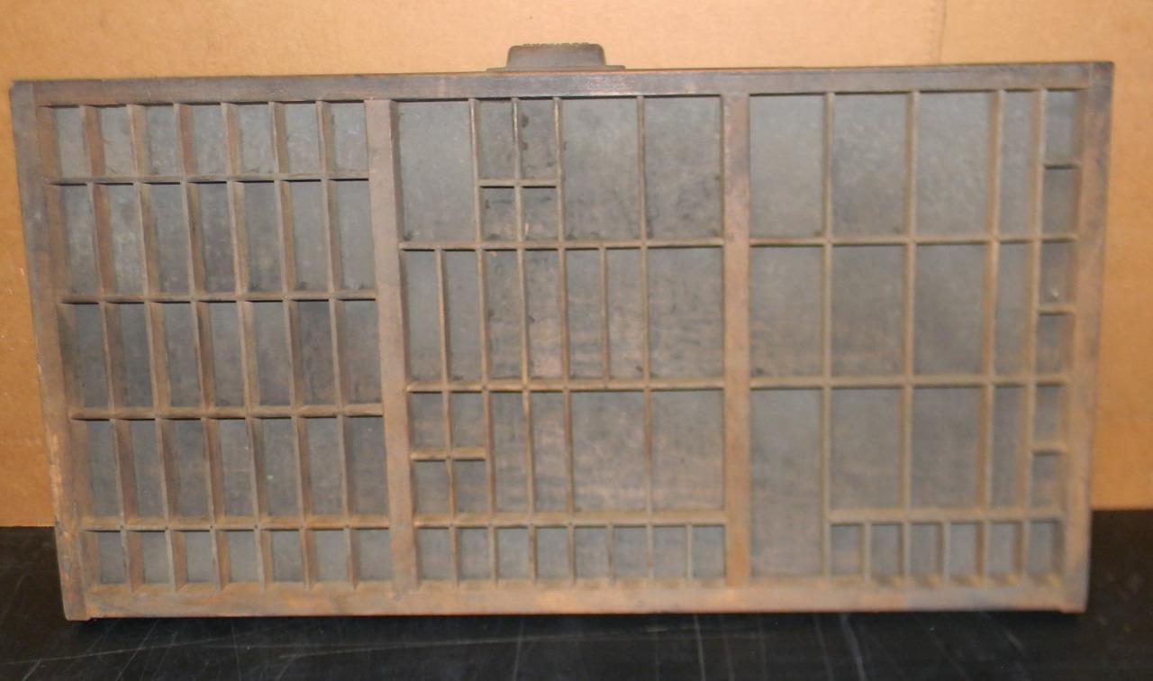 Letterpress Hamilton California Job Case Print Type Drawer 