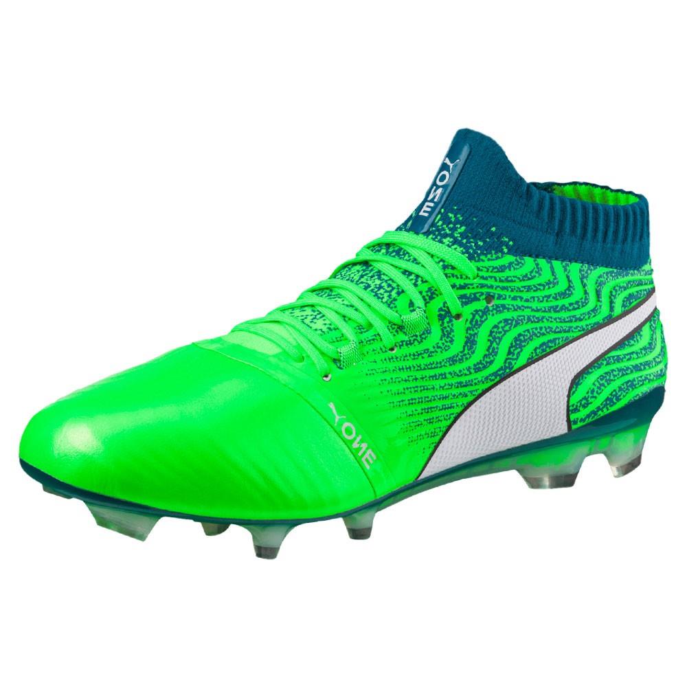 New Men's Puma ONE 18.1 FG Soccer Cleats Size 7-14 Black ...