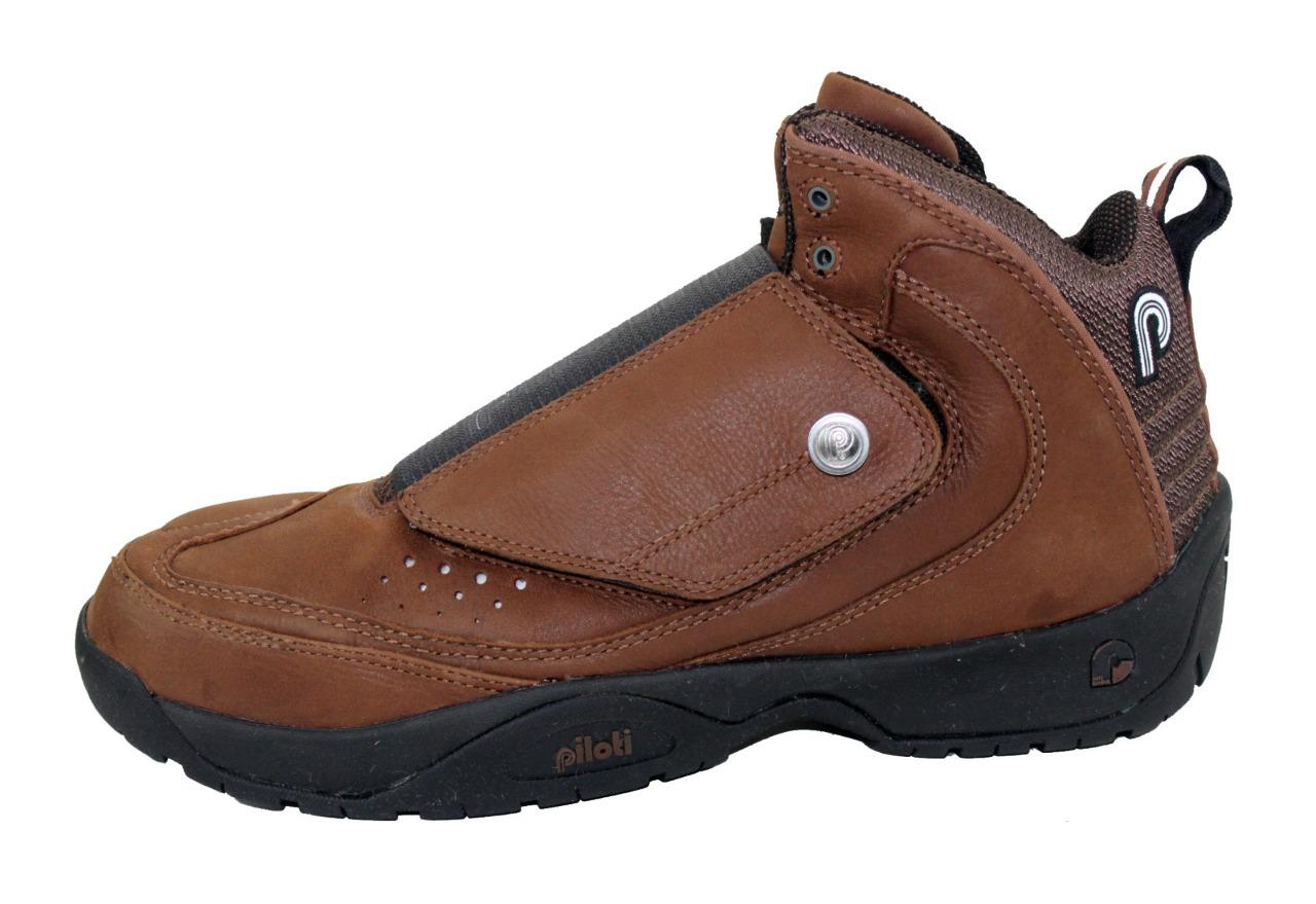 New Men's Piloti Moto 800 Motorcycle Leather Boots Shoes Size 715