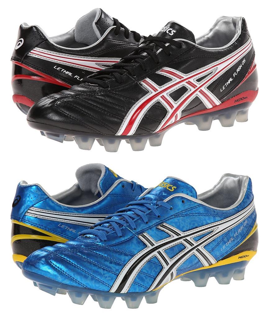 New Men's Asics Lethal Flash DS Soccer Cleats Size US 10-13 Black Blue P109Y | eBay