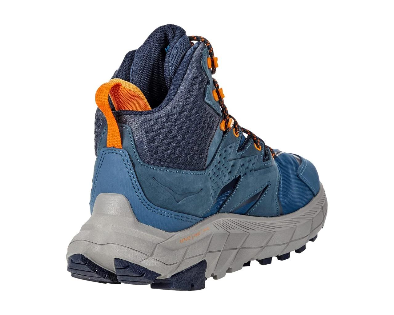 Hoka Men\'s Gray Anacapa Mid GTX Boots with Orange Accents New Men main image 3