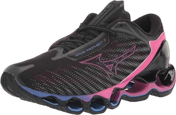New Women's Mizuno Wave Prophecy 12 Running Shoes Size 8 Black