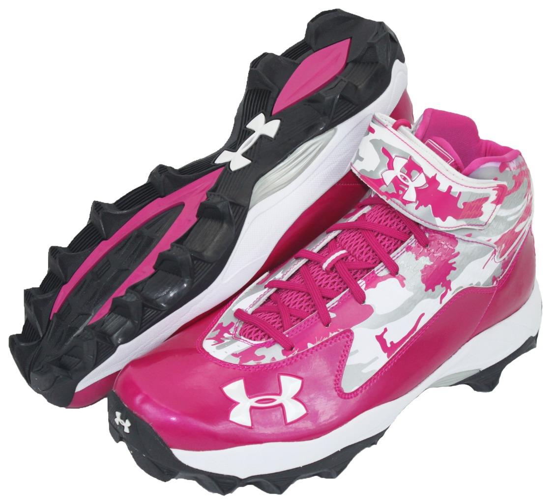 Pink ua cleats Clearance