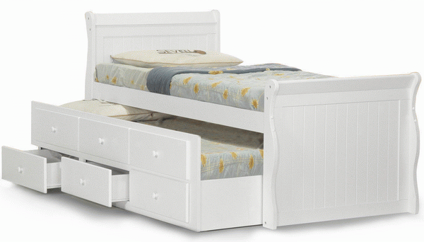 kids single beds with storage