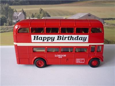 personalised toy bus