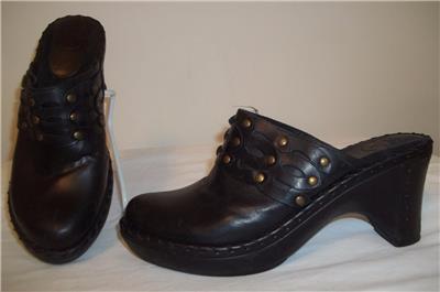 platform clog mules