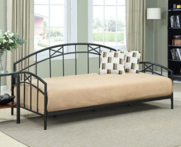 Black Metal Daybed Twin Size for Adult Day Bed - New and FREE SHIPPING ...