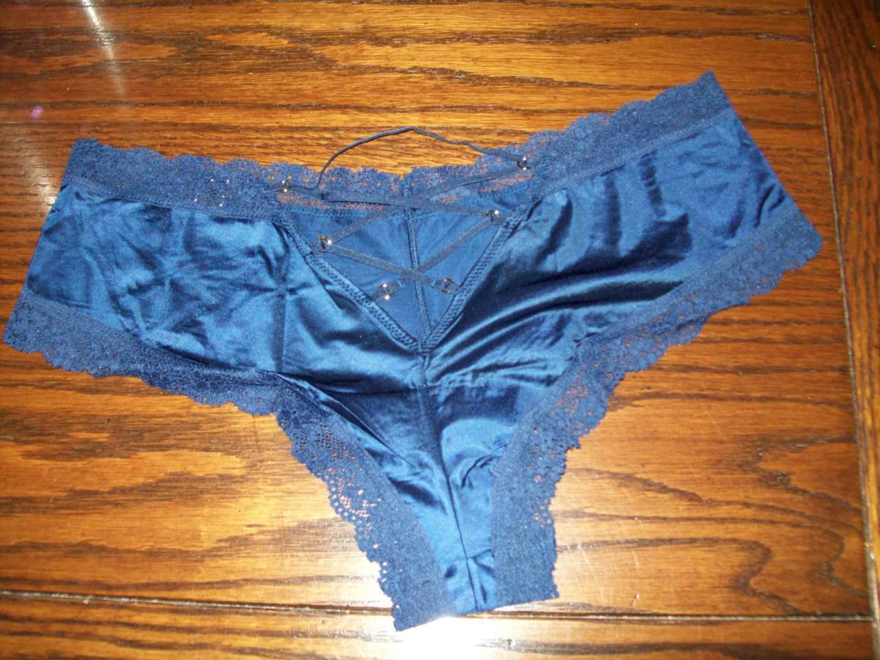 NEW Victoria's Secret POLY SPANDEX CHEEKY PANTIES LACE UP BACK