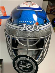 CONNOR HELLEBUYCK WINNIPEG JETS GOALIE MASK FULL SIZE ...