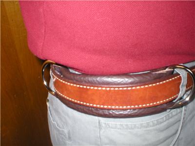 Handmade LEATHER Money Belt Concealed Travel Pouch Bag Purse Wallet Men ...