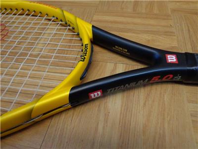 Wilson Hammer 5.0 Titanium 110 head 4 1/2 grip Tennis